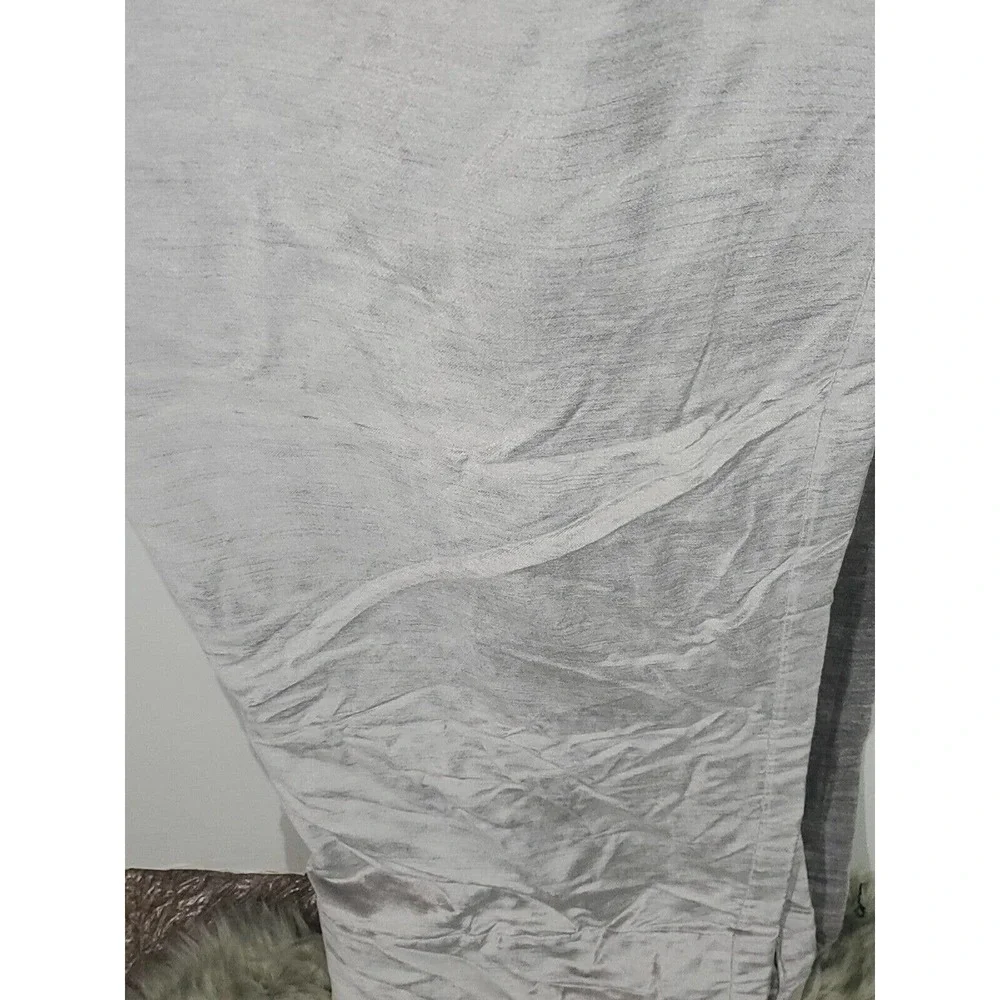 1 DKNY Silver Room Darkening Velvet Rod Pocket Lining Insulated Curtain Panel